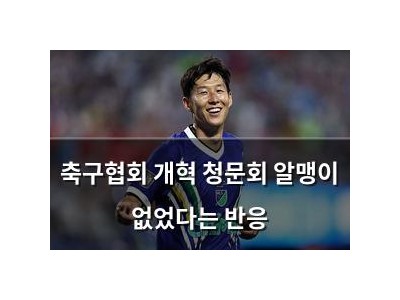 축구협회 개혁 청문회 알맹이 없었다는 반응