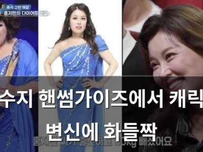 이수지 핸썸가이즈에서 캐릭터 변신에 화들짝